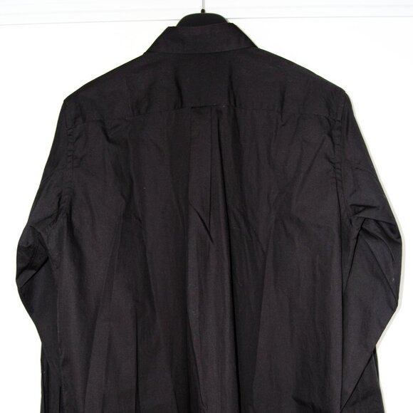 BNWT AW20 COMME DES GARCONS BLACK ZIP DETAIL SHIRT S - Picture 3 of 14